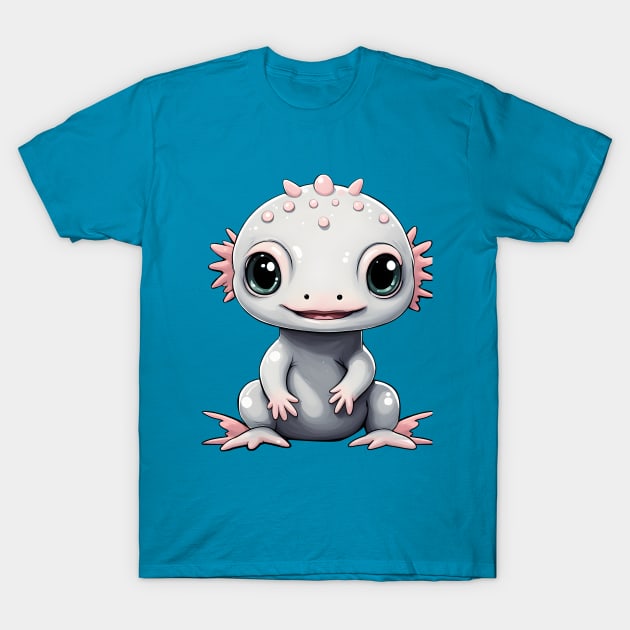 Illustration of an Axolotl amphibian T-Shirt by john247